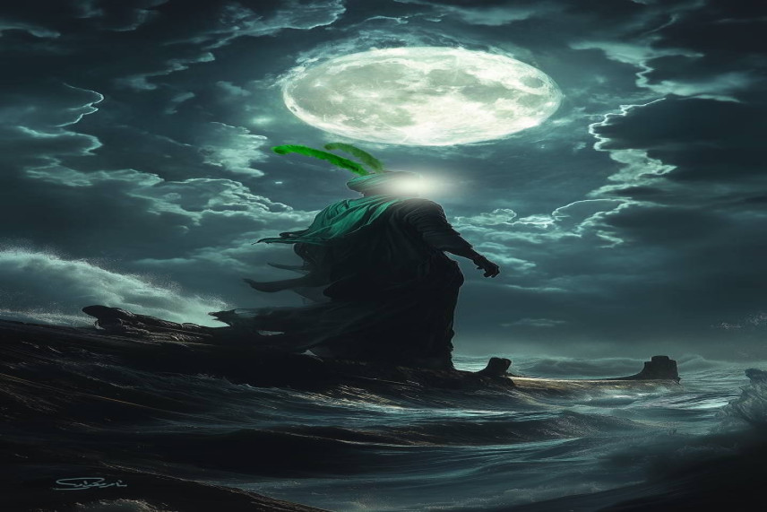 راهب وديره النهر